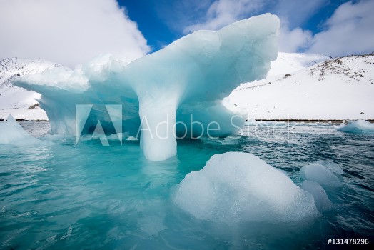 Picture of Svalbard iceberg closeup